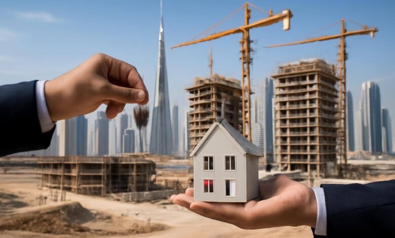 صورة توضيحية حول مبيعات المنازل قيد الإنشاء دبي 2026