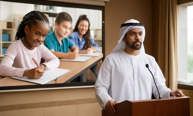 صورة توضيحية حول حملة ألف باء 2026 لتعزيز التعليم