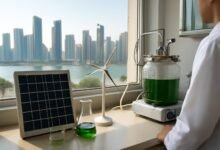 صورة توضيحية حول تقنيات الاستدامة الشارقة