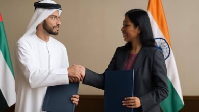صورة توضيحية حول تعاون دبي الهند التكنولوجي