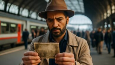 صورة توضيحية حول لغز محطة القطار