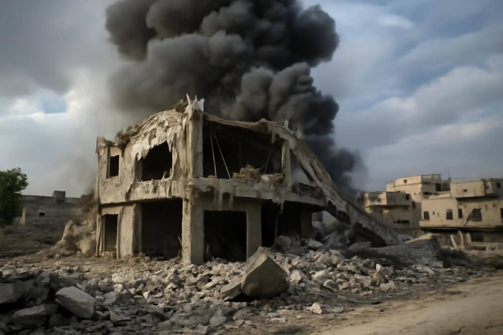 صورة توضيحية حول ضربة أبو الظهور