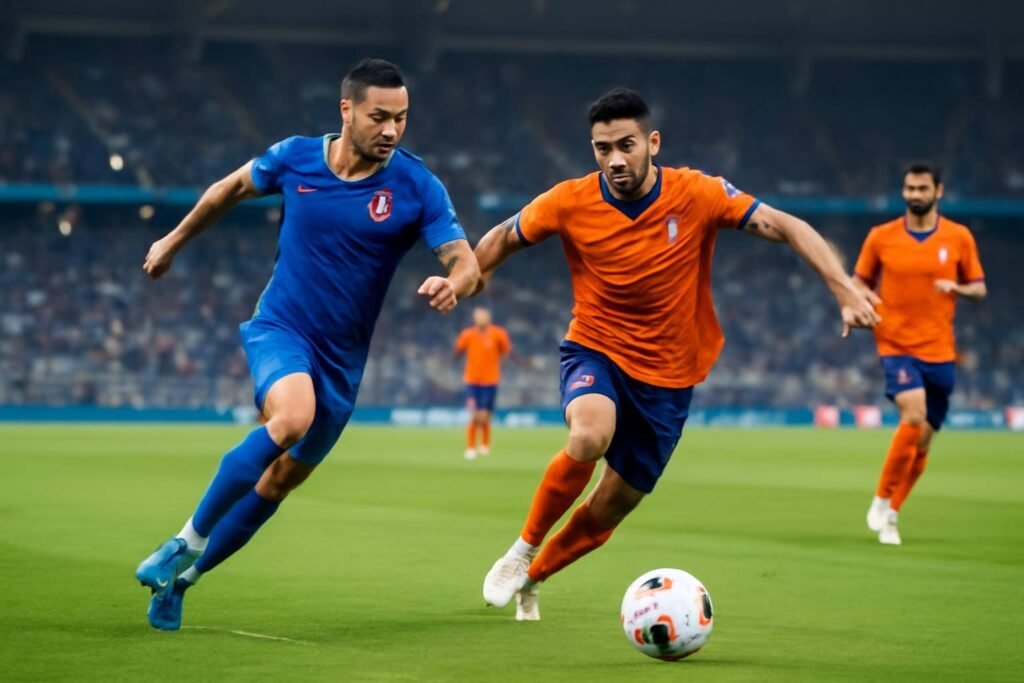 صورة توضيحية حول مباراة الهلال والفيحاء