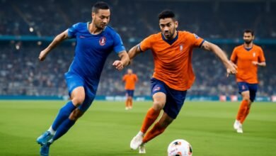 صورة توضيحية حول مباراة الهلال والفيحاء