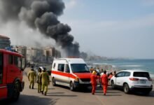 صورة توضيحية حول قصف إسرائيل قاعدة أبو الظهور