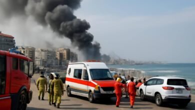 صورة توضيحية حول قصف إسرائيل قاعدة أبو الظهور