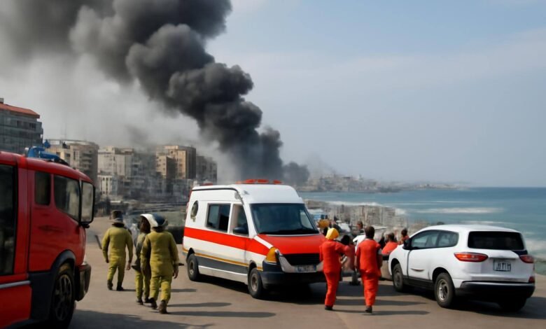 صورة توضيحية حول قصف إسرائيل قاعدة أبو الظهور