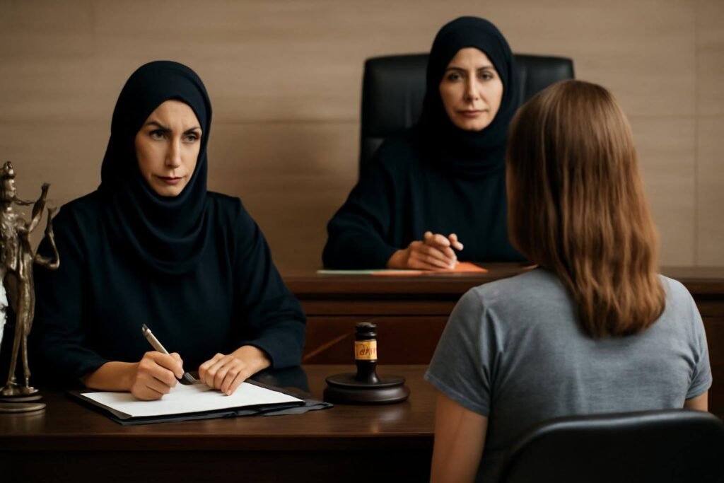 صورة توضيحية حول إجراءات قانونية ضد مسيئة للمرأة الإماراتية