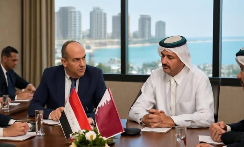 صورة توضيحية حول اللجنة العليا القطرية المصرية العلمين