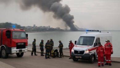 صورة توضيحية حول هجمات صاروخية روسية كييف