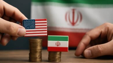 صورة توضيحية حول عقوبات أميركية على إيران