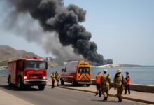صورة توضيحية حول استهداف أرامكو نجران