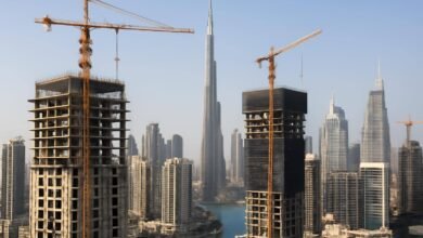 صورة توضيحية حول القطاع العقاري في دبي