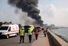 صورة توضيحية حول استهداف أرامكو نجران