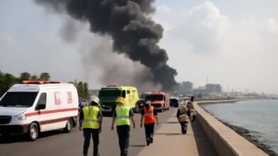 صورة توضيحية حول استهداف أرامكو نجران