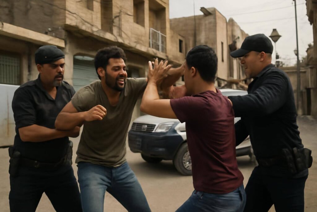 صورة توضيحية حول مشاجرة البصرة