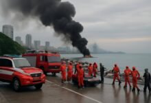 صورة توضيحية حول فيضانات جنوب الصين
