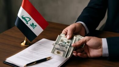 صورة توضيحية حول فساد العقود الحكومية في العراق