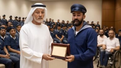 صورة توضيحية حول تكريم بحارة أبوظبي