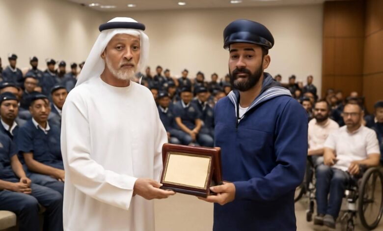 صورة توضيحية حول تكريم بحارة أبوظبي