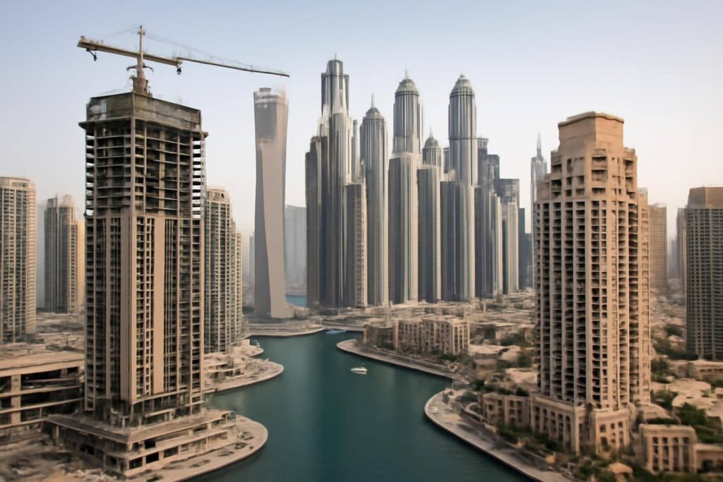 صورة توضيحية حول تصرفات عقارات دبي الأسبوعية