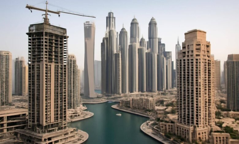 صورة توضيحية حول تصرفات عقارات دبي الأسبوعية