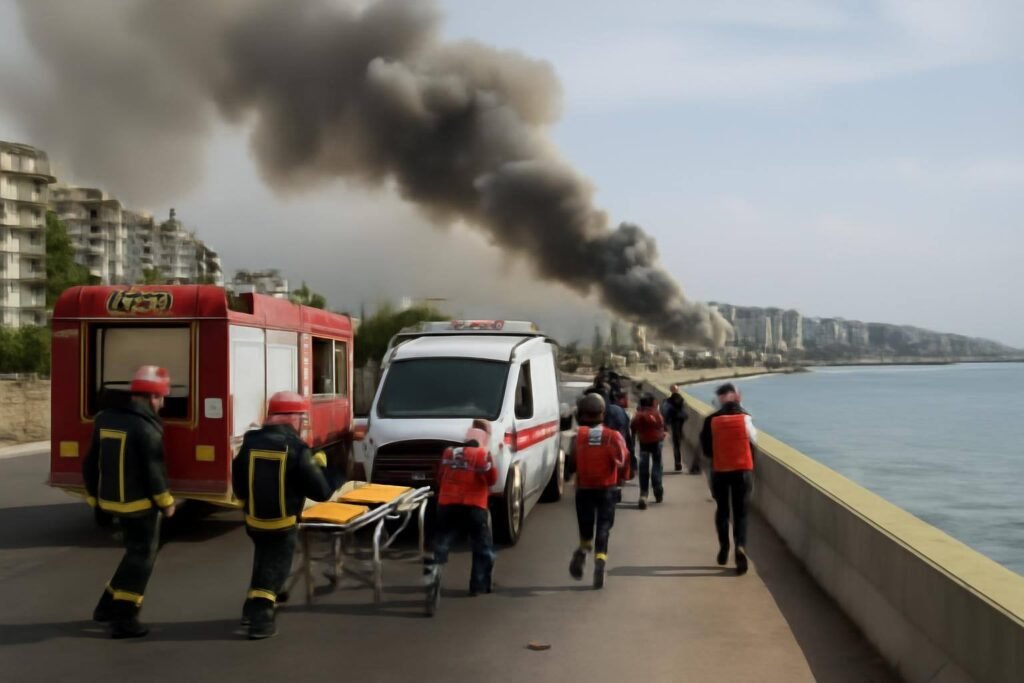 صورة توضيحية حول إدانة استهداف إسرائيل لشمال غرب سوريا