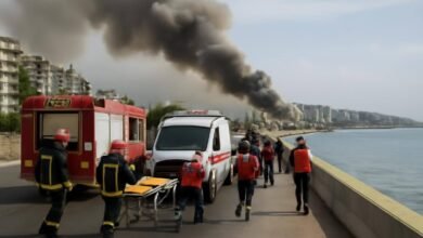 صورة توضيحية حول إدانة استهداف إسرائيل لشمال غرب سوريا
