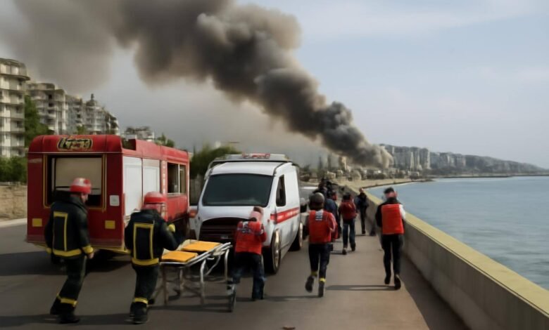 صورة توضيحية حول إدانة استهداف إسرائيل لشمال غرب سوريا