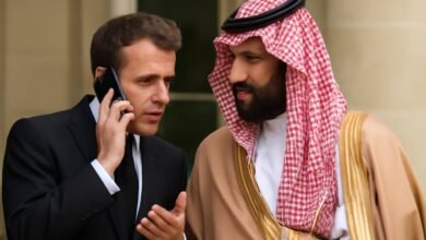 صورة توضيحية حول تواصل ماكرون محمد بن سلمان