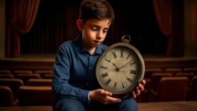 صورة توضيحية حول لغز ساعة المسرح