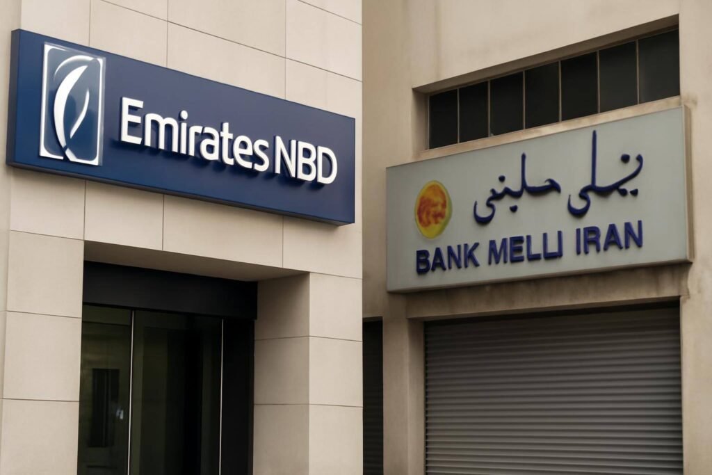 صورة توضيحية حول الإمارات توقف التعاملات المالية والتجارية مع إيران