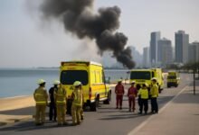 صورة توضيحية حول الإمارات صواريخ إيران